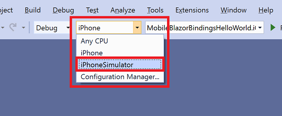 iPhone and iPhoneSimulator target platform selection